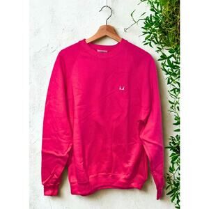 Herman Miller Eames Crewneck Sweatshirt XL Pink USA 90s Employee Promo Rare